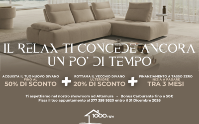 PROMOZIONE DIVANI
